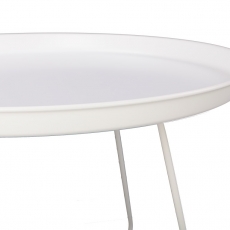 Konferenční stolek Foden, 63 cm, bílá - 3