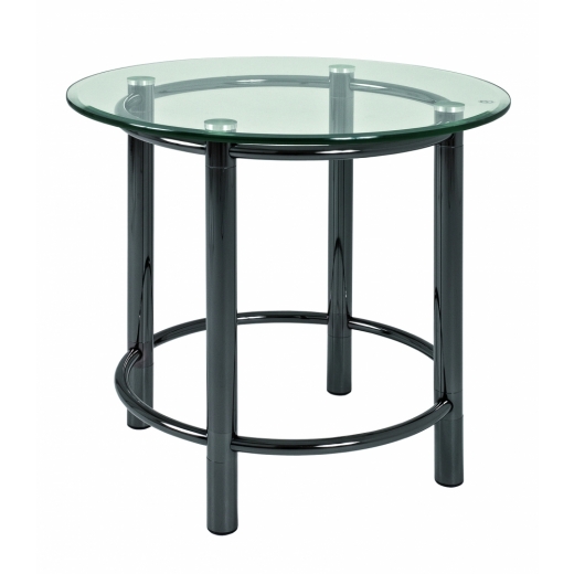 Konferenční stolek Foster III., 53 cm, čirá / chrom - 1