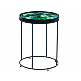 Konferenční stolek Galantis, 47 cm, zelená