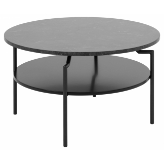 Konferenční stolek Goldington, 80 cm, černá