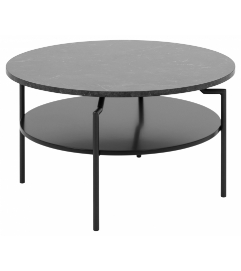 Konferenční stolek Goldington, 80 cm, černá