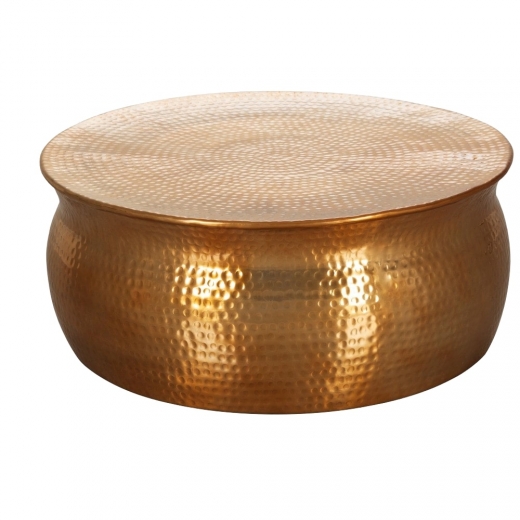 Konferenční stolek Guza, 75 cm, zlatá - 1