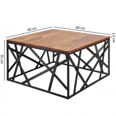 Konferenční stolek Helius, 60 cm, zlatá - 4