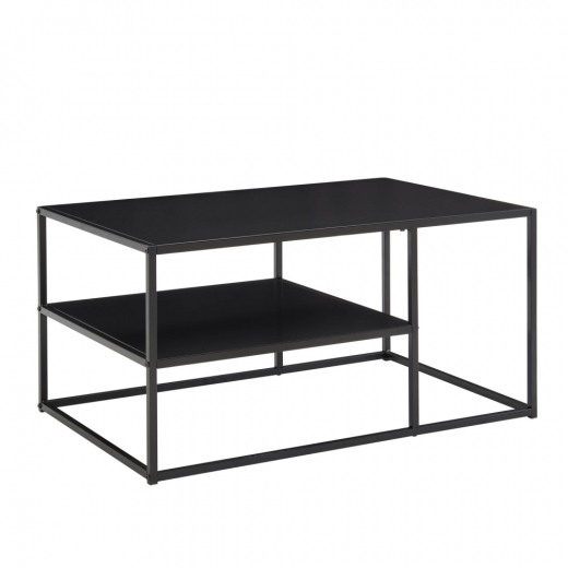 Konferenční stolek Heriie, 90 cm, černá - 1