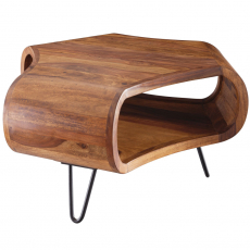 Konferenční stolek Hopel, 55 cm, sheesham - 1