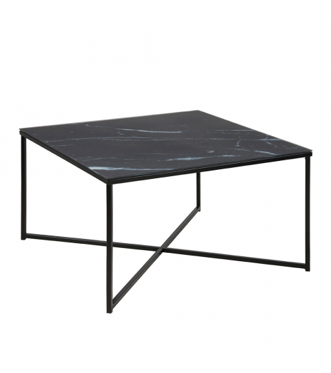 Konferenční stolek hranatý Alma, 80 cm, černá