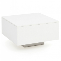 Konferenční stolek Iona, 60 cm, bílá