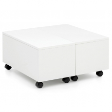 Konferenční stolek Jarl, 60 cm, bílá - 1