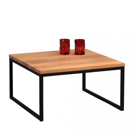 Konferenční stolek Jessica nízký, 60 cm, masiv divoký dub - 1