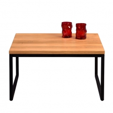 Konferenční stolek Jessica nízký, 60 cm, masiv divoký dub - 2