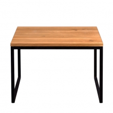 Konferenční stolek Jessica vysoký, 60 cm, masiv divoký dub - 2