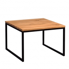 Konferenční stolek Jessica vysoký, 60 cm, masiv divoký dub - 4