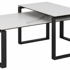 Konferenční stolek Katrine (SADA 2ks), 115 cm, bílá - 1
