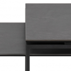 Konferenční stolek Katrine (SADA 2ks), 115 cm, černá - 6