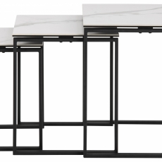 Konferenční stolek Katrine (SADA 3ks), 55 cm, bílá - 2