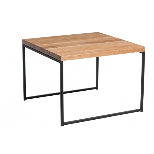 Konferenční stolek Kirse, 45 cm, dub/černá - 1