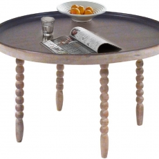 Konferenční stolek Knox, 90 cm, masivní mango - 4