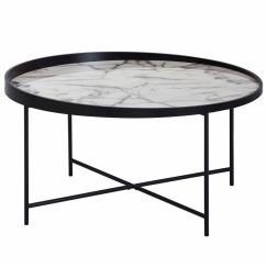 Konferenční stolek Krist, 76 cm, mramor