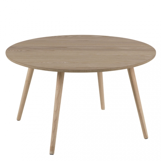 Konferenční stolek kulatý Stanfield, 80 cm, jasan - 1