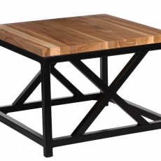 Konferenční stolek Kvist, 45 cm, třešeň/černá - 1
