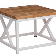 Konferenční stolek Kvist, 60 cm, třešeň/bílá - 1