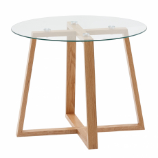 Konferenční stolek Lamaz, 58 cm, dub - 1