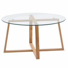 Konferenční stolek Lamaz, 78 cm, dub - 1