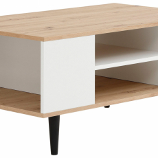 Konferenční stolek Legolas, 100 cm, přírodní / biela - 1