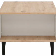 Konferenční stolek Legolas, 100 cm, přírodní / biela - 3