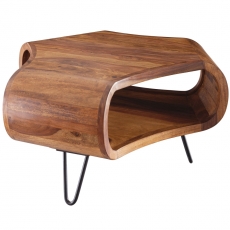 Konferenční stolek Leila, 55 cm, masiv Sheesham - 1