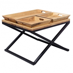 Konferenční stolek Lesi, 60 cm, akát