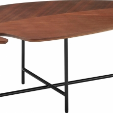 Konferenční stolek Letysa, 120 cm, tmavě hnědá - 1