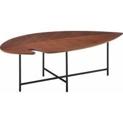 Konferenční stolek Letysa, 120 cm, tmavě hnědá