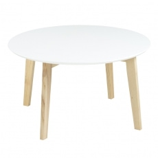 Konferenční stolek Limona, 80 cm bílá - 1
