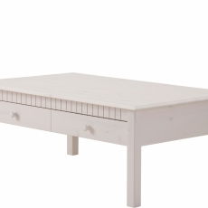Konferenční stolek Linde, 110 cm, bílá - 1
