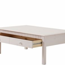 Konferenční stolek Linde, 110 cm, bílá - 4