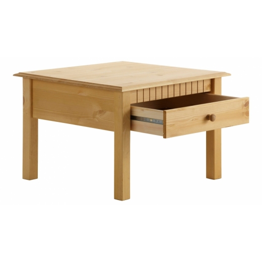 Konferenční stolek Linde, 60 cm, borovice - 1