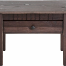 Konferenční stolek Linde, 60 cm, hnědá - 2