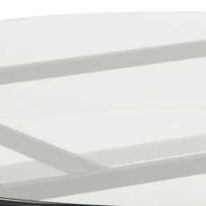 Konferenční stolek Locika kulatý, 120 cm, čiré sklo - 5