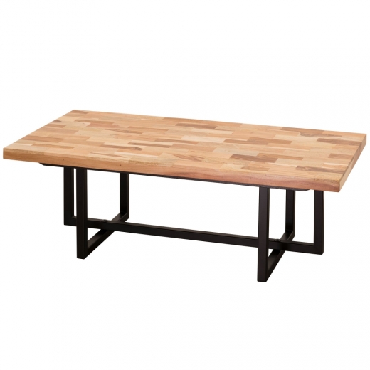 Konferenční stolek Loren, 115 cm, masivní dřevo - 1