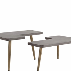 Konferenční stolek Loup (SADA 2 ks), 80 cm, beton - 1