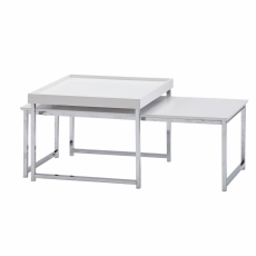 Konferenční stolek Love (SADA 2 ks), 110 cm, stříbrná - 1