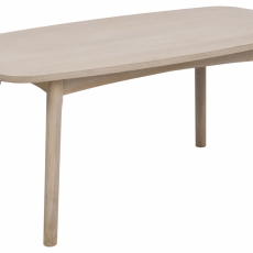 Konferenční stolek Marte, 118 cm, bílý dub - 1