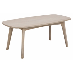 Konferenční stolek Marte, 118 cm, bílý dub