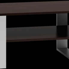 Konferenční stolek Martyna, 120 cm, bílá / hnědá - 2