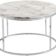 Konferenční stolek Megan, 100 cm, bílá - 4