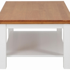 Konferenční stolek Meliss, 120 cm, bílá / borovice - 4