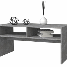 Konferenční stolek Mesa, 90 cm, tmavý beton - 1