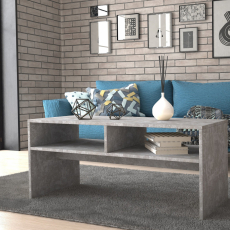 Konferenční stolek Mesa, 90 cm, tmavý beton - 2