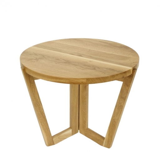 Konferenční stolek Mollen, 60 cm, dub - 1